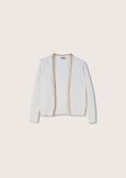 Crimea knitted cardigan BEIGE LATTE Woman image number 4