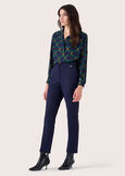 Pantalone Jacqueline a gamba stretta ROSSO MAGENTANERO BLACKVERDE BOTTIGLIABLUE DARK BLUE Donna immagine n. 2