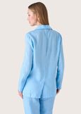 Giacca Gemma 100% lino BLU SURF Donna immagine n. 3