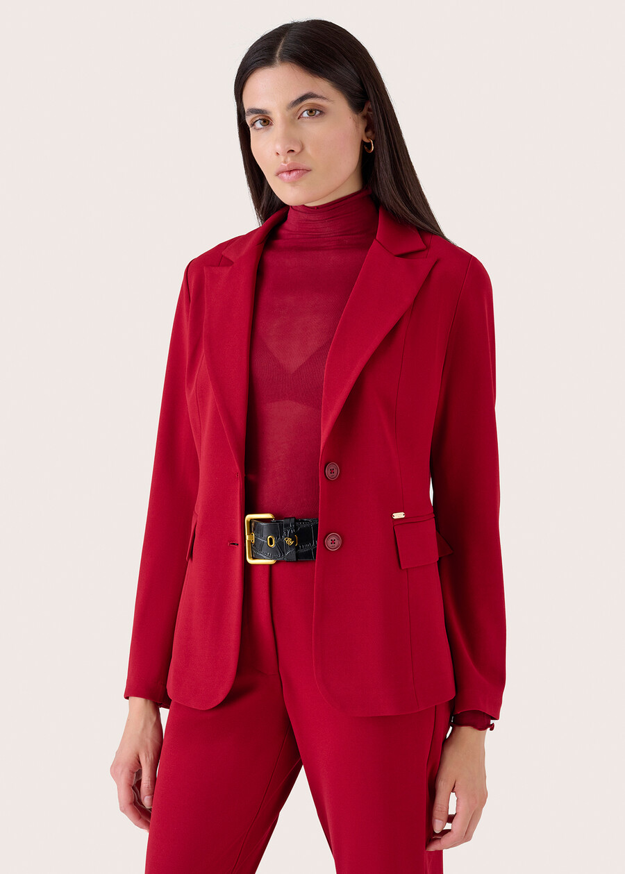 Giacca stretch Giselle ROSSO MARTENERO BLACKBLUE DARK BLUEMARRONE Donna , immagine n. 2