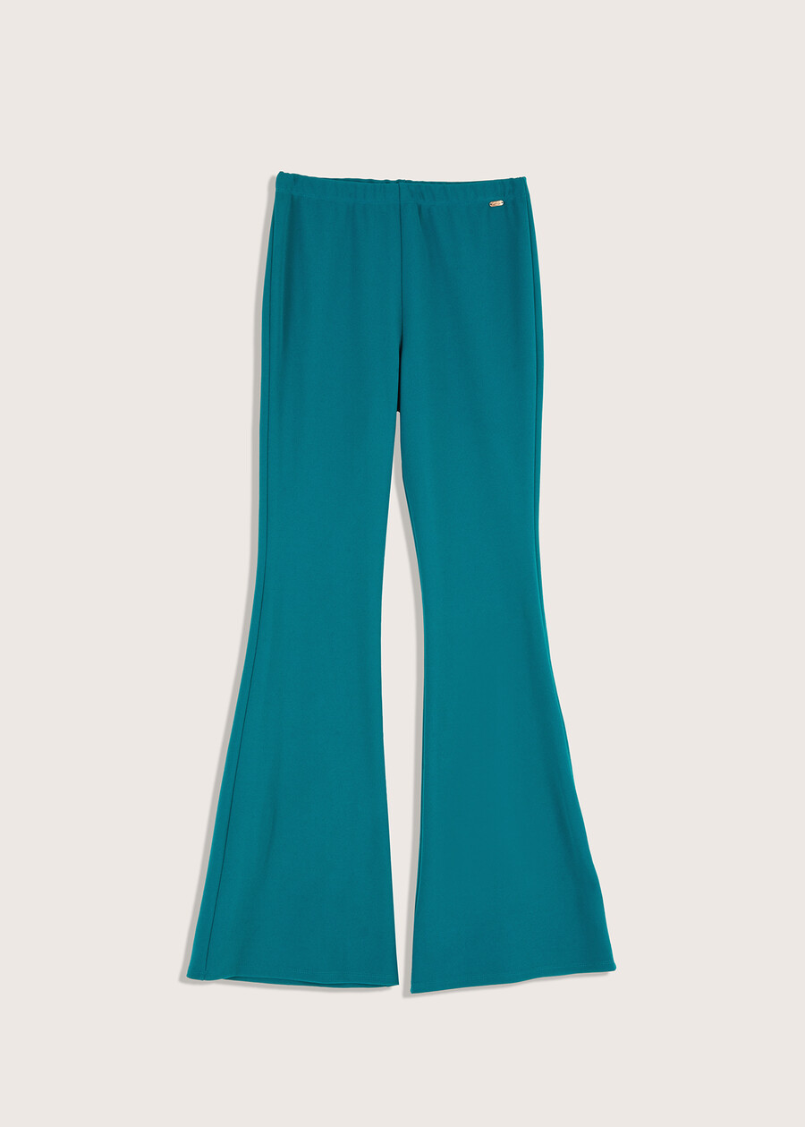 Pantalone Victoria gamba a zampa VERDE POKERVIOLA BEGONIANERO Donna , immagine n. 4