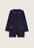 Cardigan Cristian con scollo tondo MARRONE CARAMELLO Donna immagine n. 4