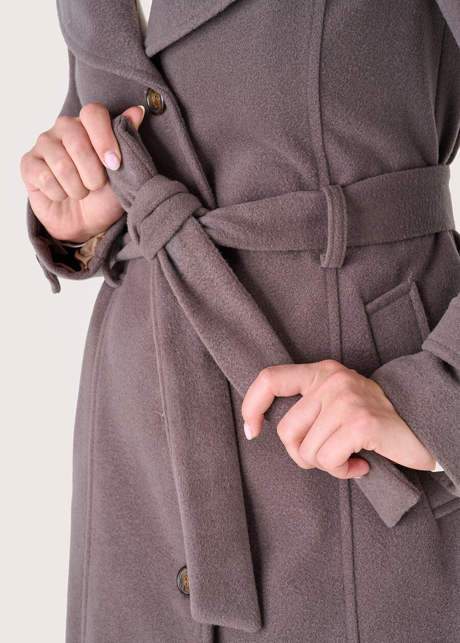 Cappotto Lara in panno BEIGE TAUPE Donna , immagine n. 2