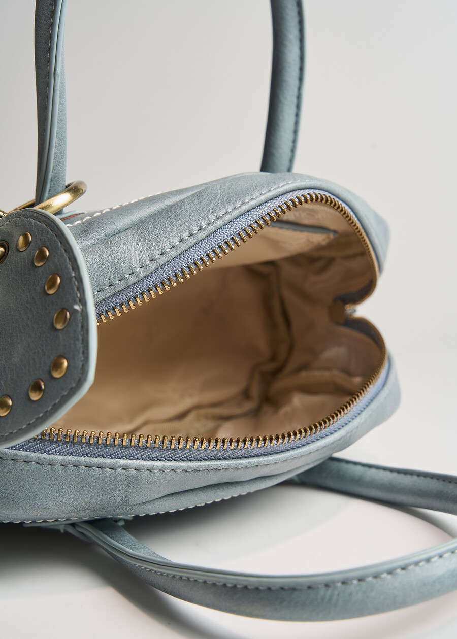 Bauletto Bay Small impunture AZZURO AZZURROMARRONE Donna , immagine n. 3