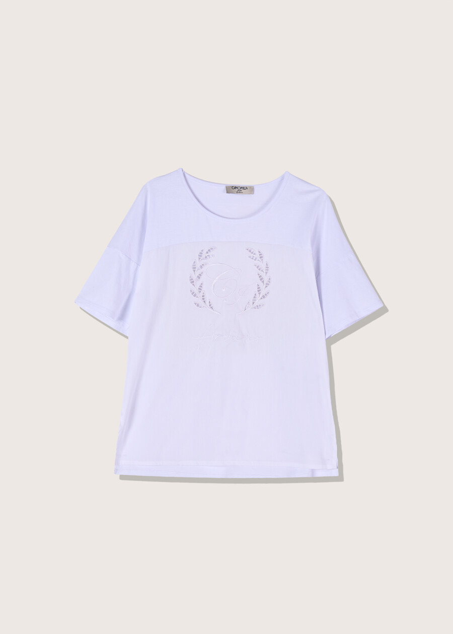 Samuela cotton t-shirt BIANCO Woman , image number 4