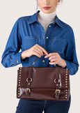 Borsa Brayer in ecopelle NERO BLACKMARRONE EQUADOR Donna immagine n. 1