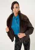 Giacca biker Gilbert in ecopelle MARRONE Donna immagine n. 3