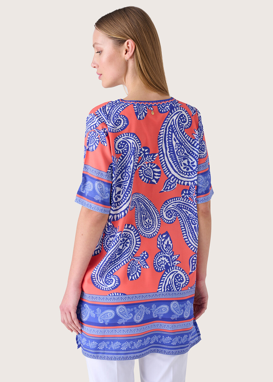 Kurta Claudet in crepe ARANCIO SUNRISE Donna , immagine n. 3