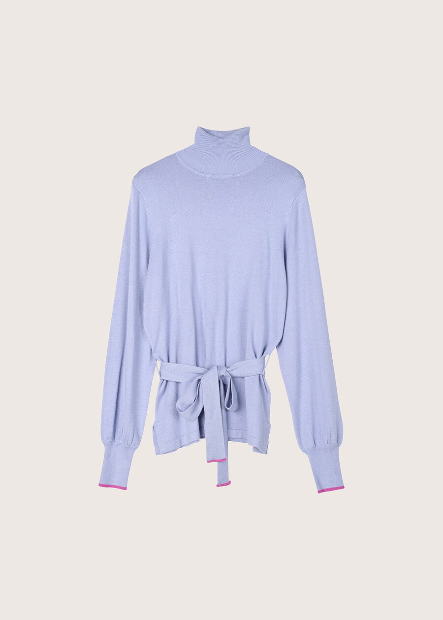Andie viscose-blend jersey BLU FIORDALISO Woman , image number 4