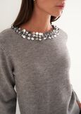 Marlie sweater with sequins GRIGIO CENERE Woman image number 2
