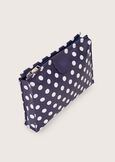 Baik polka dot eco-leather beauty case BLUE OLTREMARE  Woman image number 2