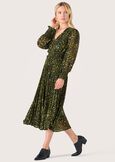 Abito midi Alis in georgette VERDE MUSCHIO Donna immagine n. 1