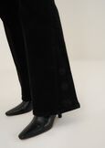 Jeans Cindy flare con ricamo rose NERO Donna immagine n. 6