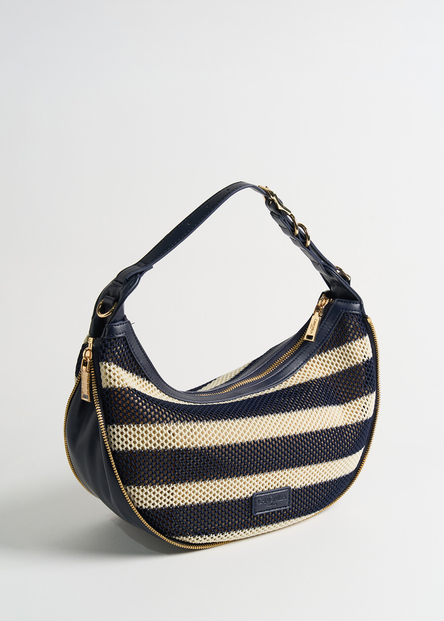 Borsa Belinda sacca a righe BLU BLUE Donna , immagine n. 2