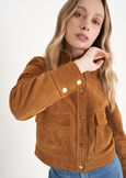 Giubbino Greta 100% vera pelle MARRONE CARAMELLO Donna immagine n. 4