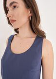 Top Teddy In Cotone BLU AVION Donna immagine n. 2