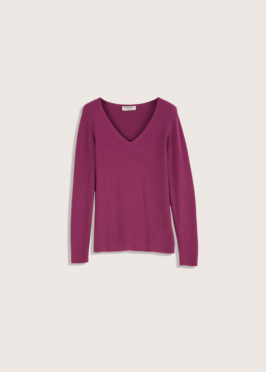 Maglia Myles con scollo a V VIOLA MOSTO Donna , immagine n. 4