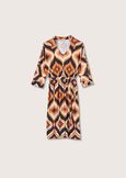 Adrianne patterned dress BEIGE TAUPE Woman image number 5