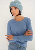 Cuffia Cylk con ricamo di perle ROSACELESTE FIORDALISO Donna immagine n. 1