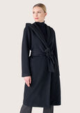Cappotto Catrine in panno NERO BLACKBEIGE CAMMELLO Donna immagine n. 2