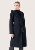 Catrine cloth coat NERO BLACKBEIGE CAMMELLO Woman image number 2