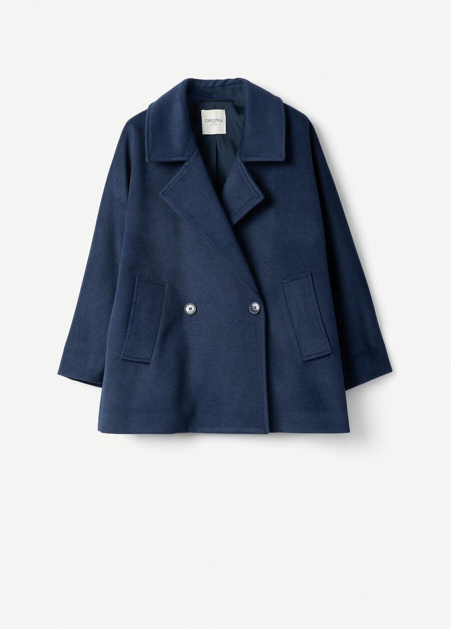 Cleope cloth double-breasted jacket BLUVERDE GARDEN Woman , image number 5