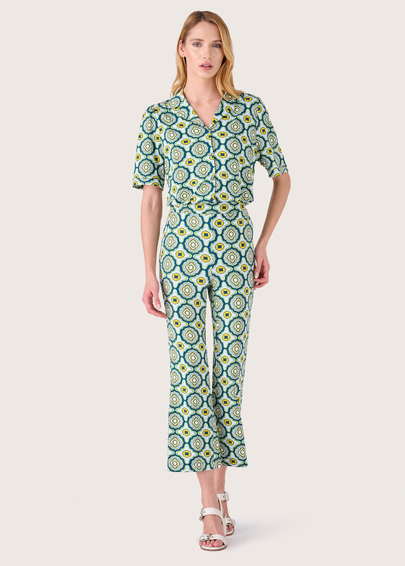 Pluto jersey trousers BLU MAJO Woman null