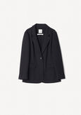 Gaby wool single-breasted jacket NERO BLACK Woman image number 5