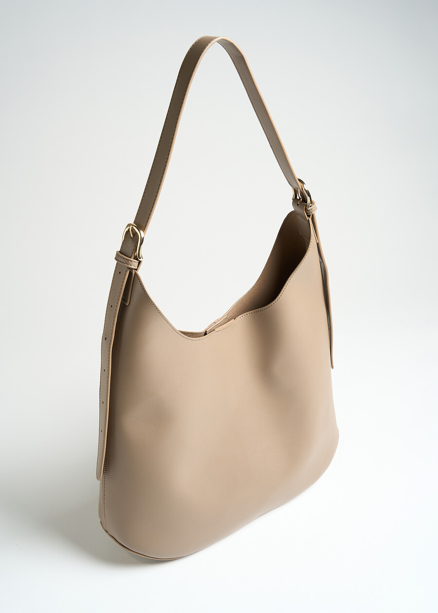 Borsa a sacca Babsy in ecopelle NEROMARRONE Donna , immagine n. 2
