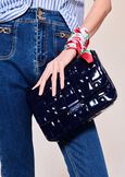 Briant patent leather clutch bag BLU Woman image number 1