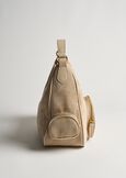 Betany-A faux-suede hobo bag BEIGE Woman image number 3
