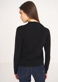 Marsh sweater with rhinestone hearts NERO BLACK Woman image number 3