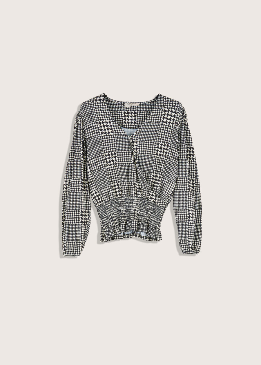 Maglia Samuela pied de poule NERO Donna , immagine n. 4