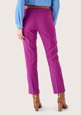 Jacquelid technical fabric trousers VIOLA IRIS Woman image number 4