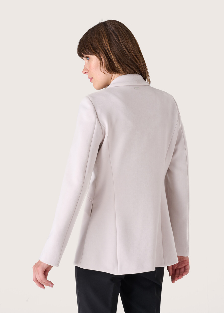 Giulietta blazer in triple crepe BEIGE LANA Woman , image number 3