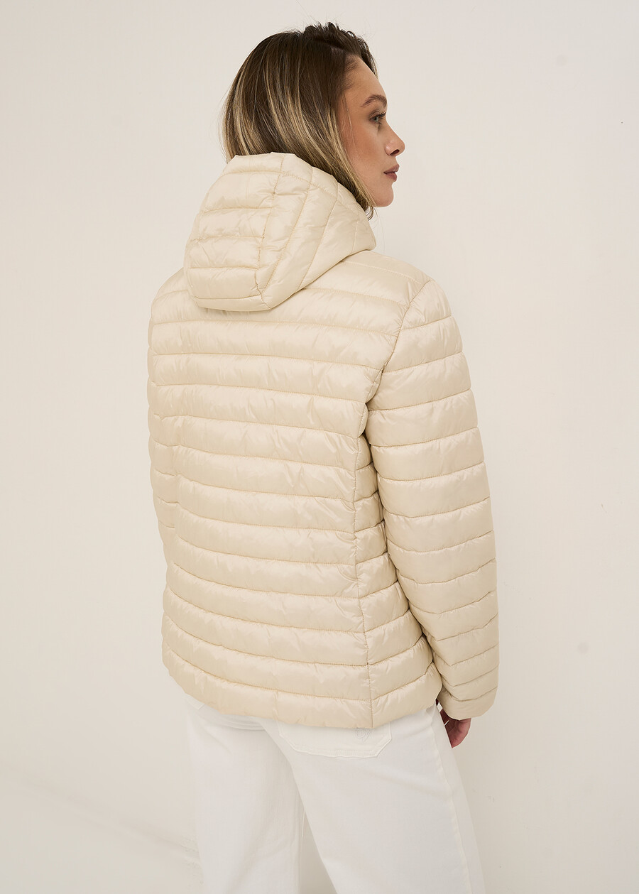 Patrik 100g hooded light puffer BIANCO WHITEROSABLU Woman , image number 4