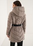 Piky padded jacket with belt BLU MIDNIGHTOYSBL Woman image number 6