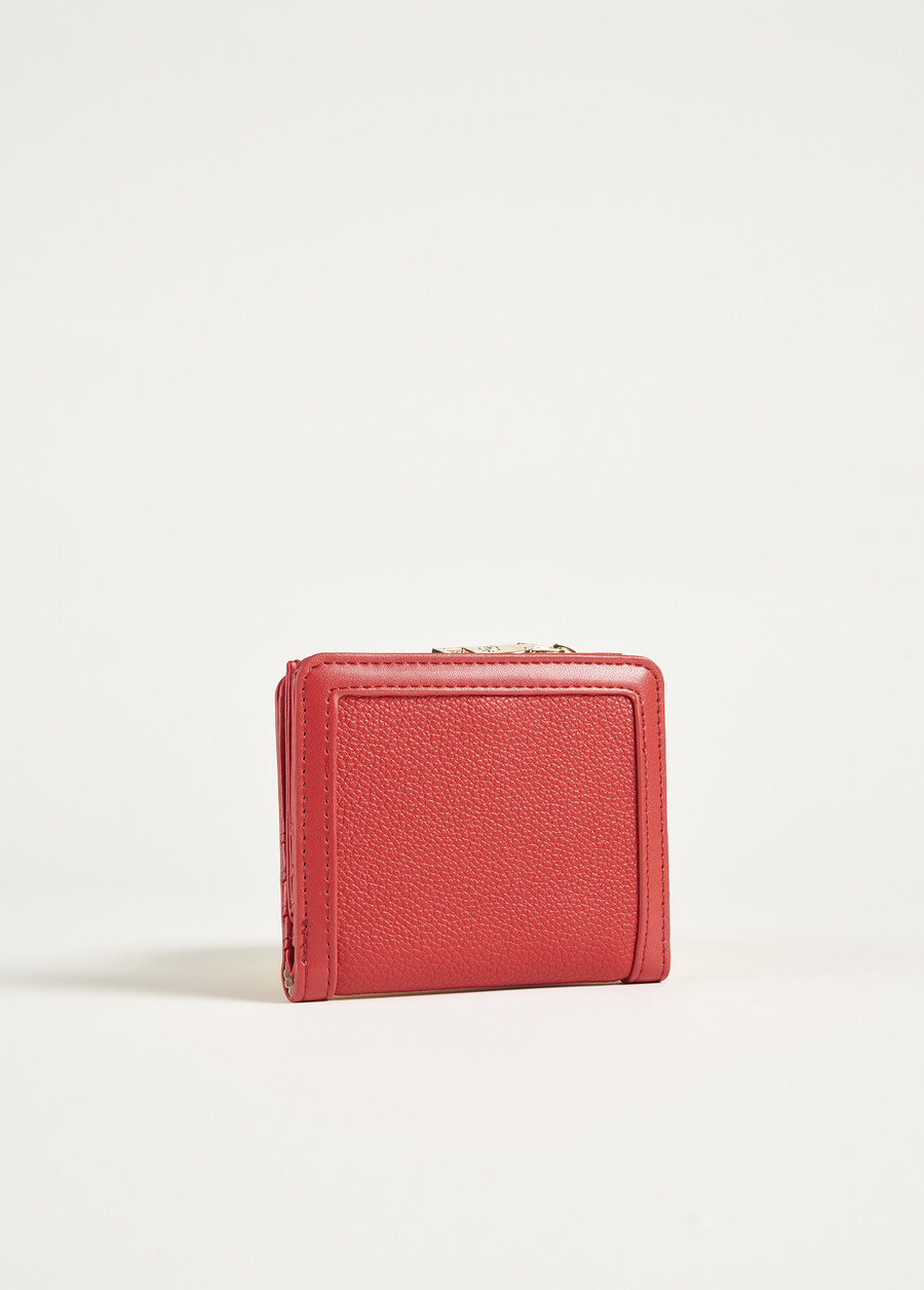 Puno eco-leather wallet ROSSO Woman , image number 3