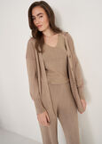 Cardigan Cliff In Maglia Lurex BEIGE SABBIA Donna immagine n. 1