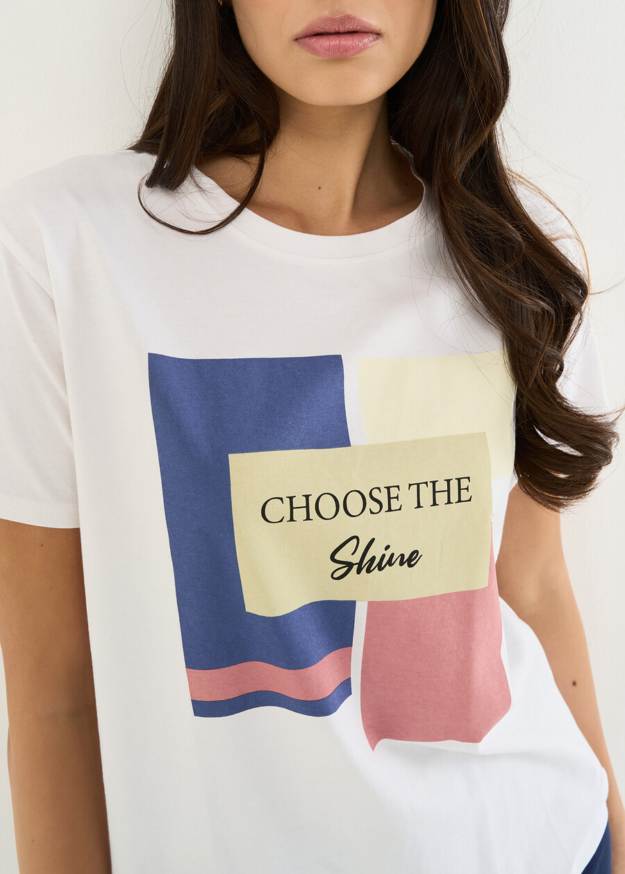 T-shirt Soledad con stampa BIANCO WHITE Donna , immagine n. 2