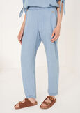 Pantaloni Poke effetto denim DENIM MEDIUM DENIM Donna immagine n. 2