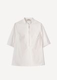 Coeur cotton blend blouse BIANCO WHITE Woman image number 4
