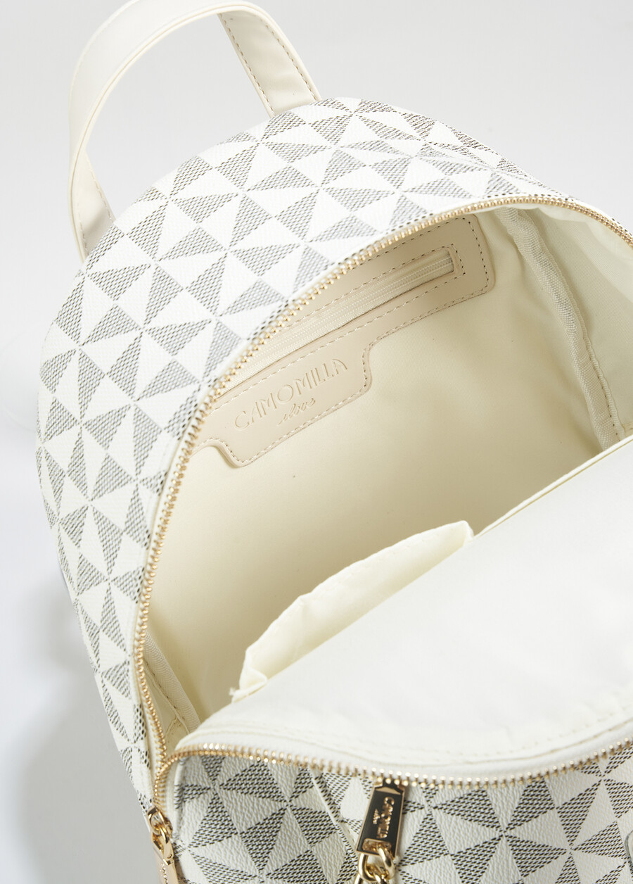 Zaino Billy in ecopelle BIANCO BURRO Donna , immagine n. 3