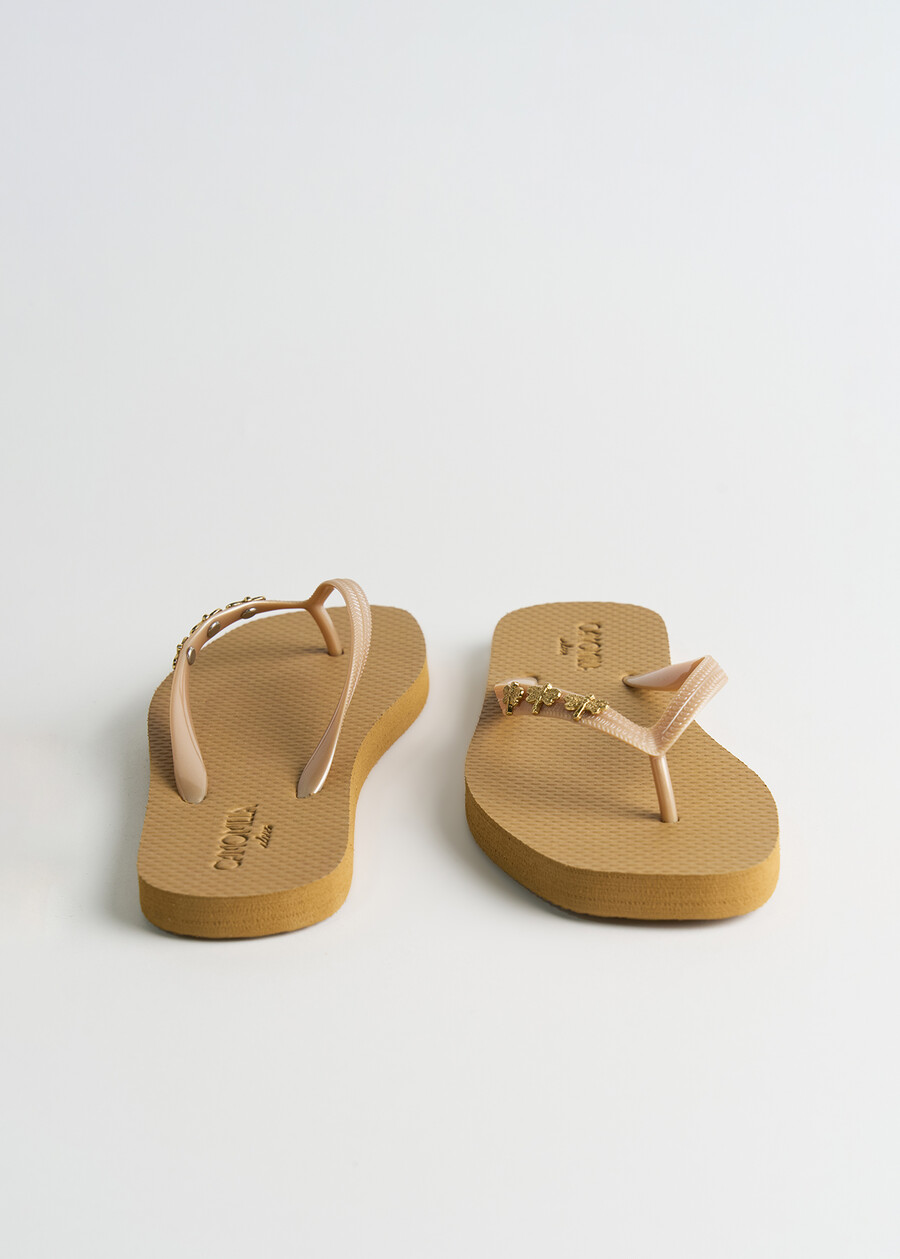 Syra dragonfly flip-flops GRIGIO GUN METALGOLD Woman , image number 3