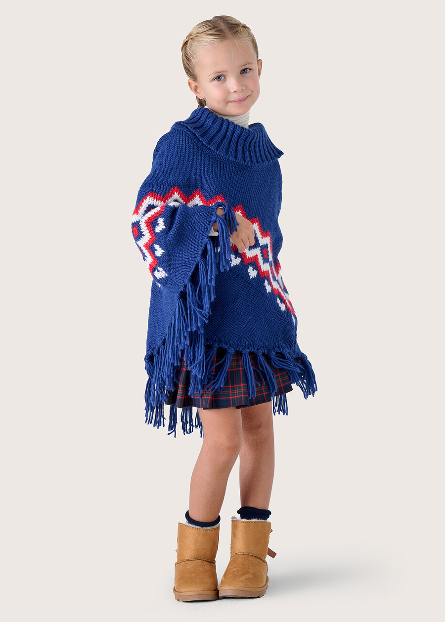 Babymecke cape for little girls BLU LAGUNA Woman , image number 1