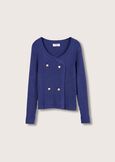 Maglia Moka in viscosa ROSSO BORDEAUXBLUE OLTREMARE Donna immagine n. 5