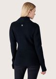 Cardigan Chechu in maglia NERO BLACK Donna immagine n. 3