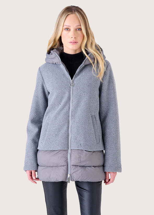 Potter double fabric down jacket GRIGIO CLOUD Woman null