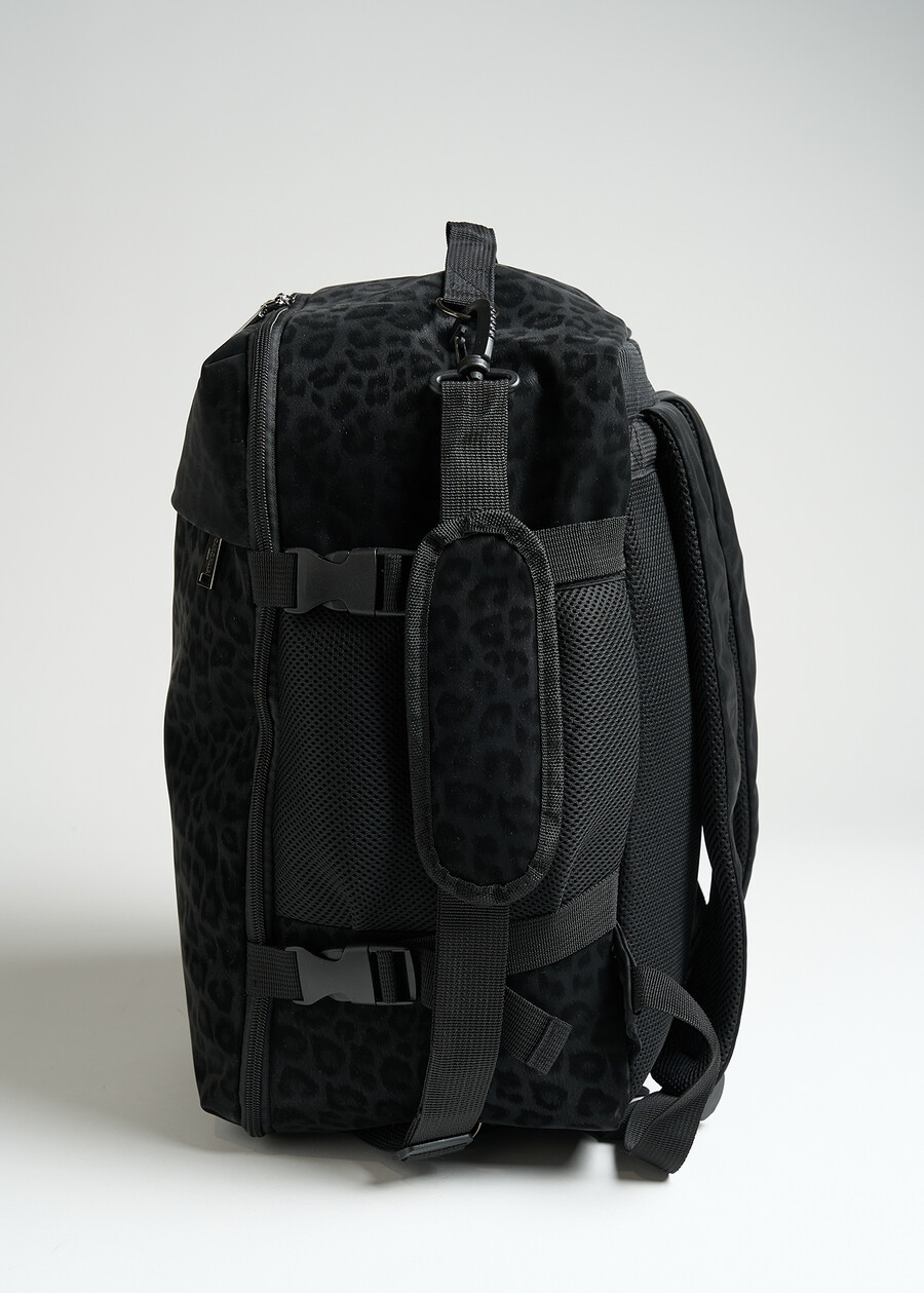 Zaino da viaggio Bianca animalier NERO Donna , immagine n. 3