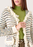 Cervia knitted cardigan BEIGE NAVAJO Woman image number 3